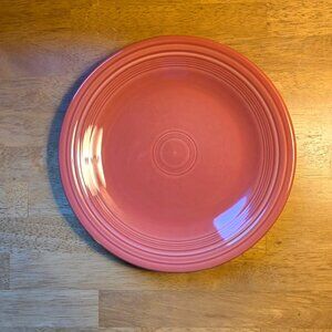 Fiestaware Classic Rim Dinner Plate in Persimmon